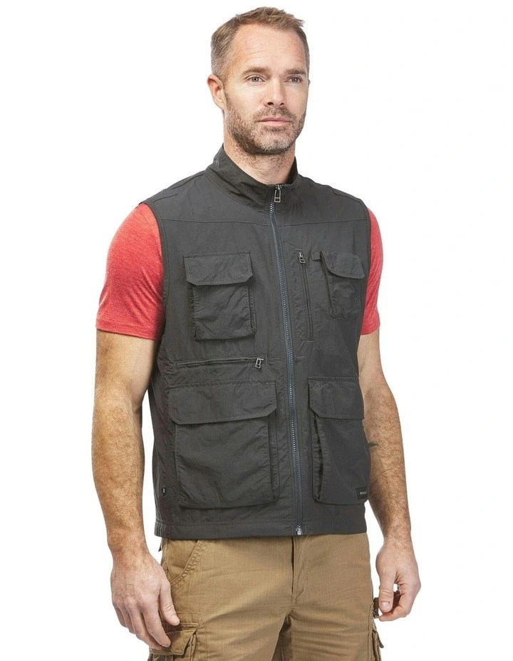 Trekking Gilet Travel 100 in Grey image 1