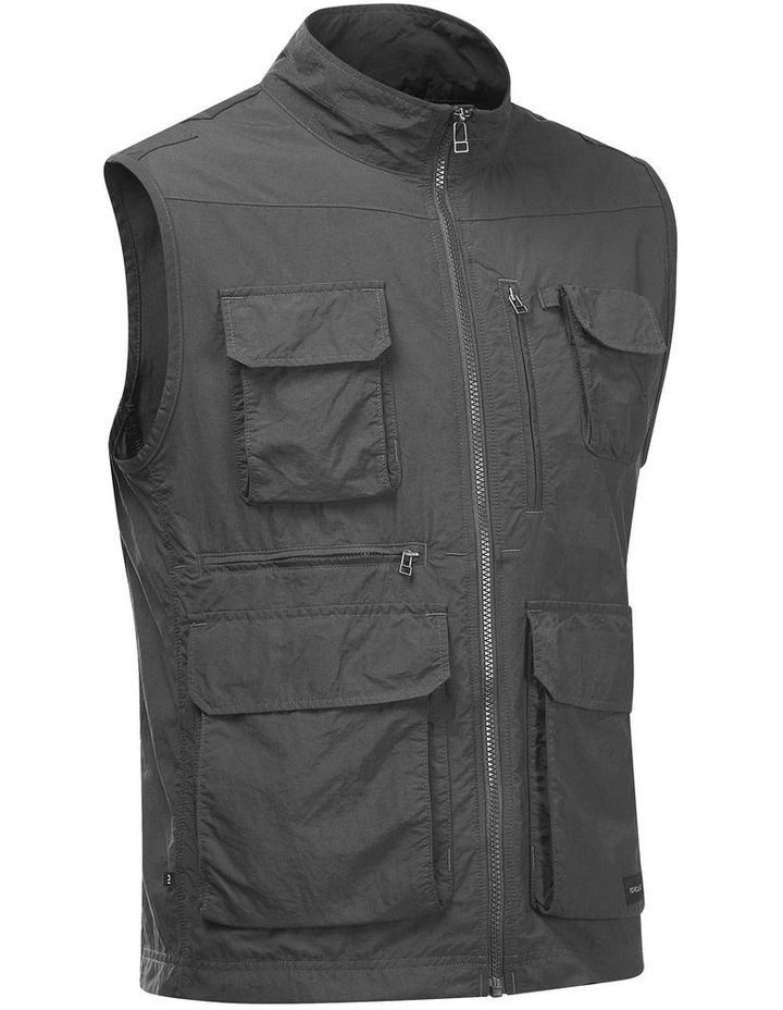 Trekking Gilet Travel 100 in Grey image 5