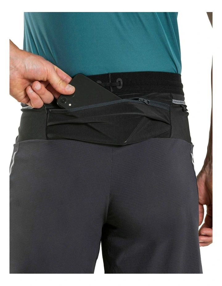 Trail Running Baggy Shorts in Dark Grey image 6