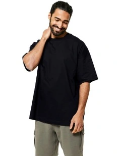 Loose-Fit Fitness T-shirt 520 in Black