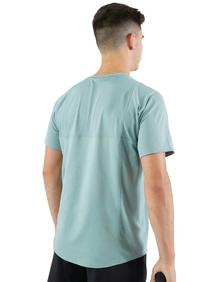 Short-Sleeved Tennis T-shirt Dry Verdigris Gael Monfils in Green image 2