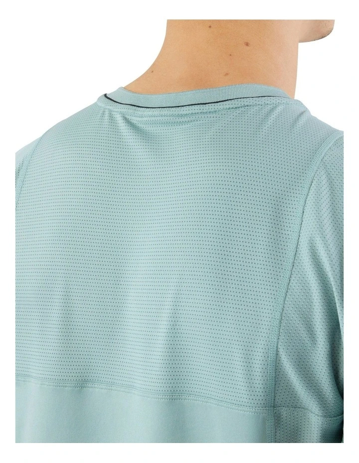Short-Sleeved Tennis T-shirt Dry Verdigris Gael Monfils in Green image 5