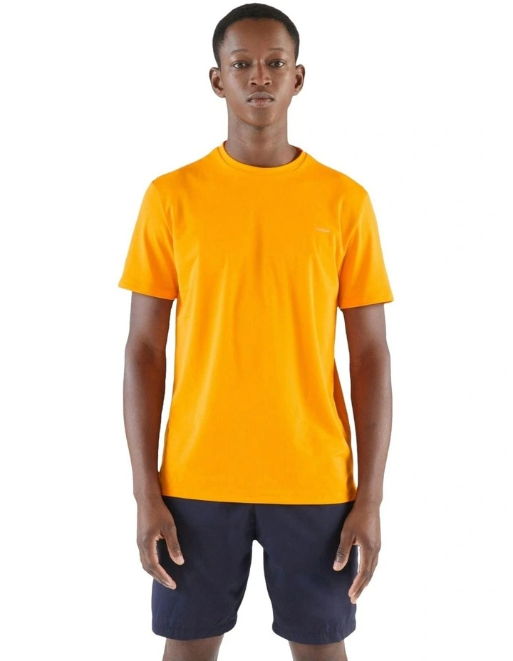 Breathable Running Dry 500 T-shirt in Orange image 1