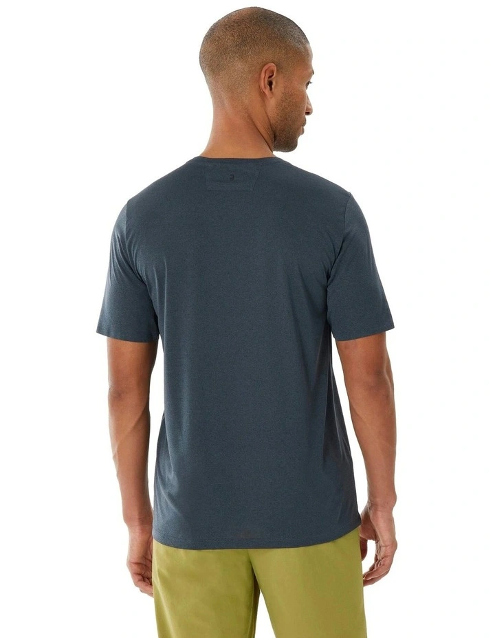Short-Sleeved Hiking T-shirt MH500 in Grey image 2