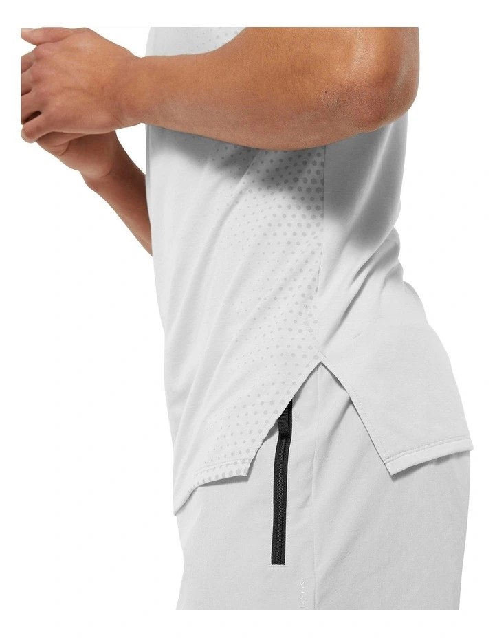 Cross Training Breathable Short-Sleeved Performance Celliant T-shirt in Grey image 7