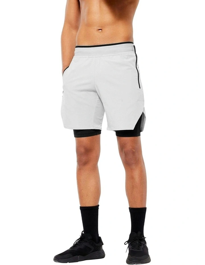 Breathable Lightweight Cross Training Performance Celliant Shorts in Grey image 1