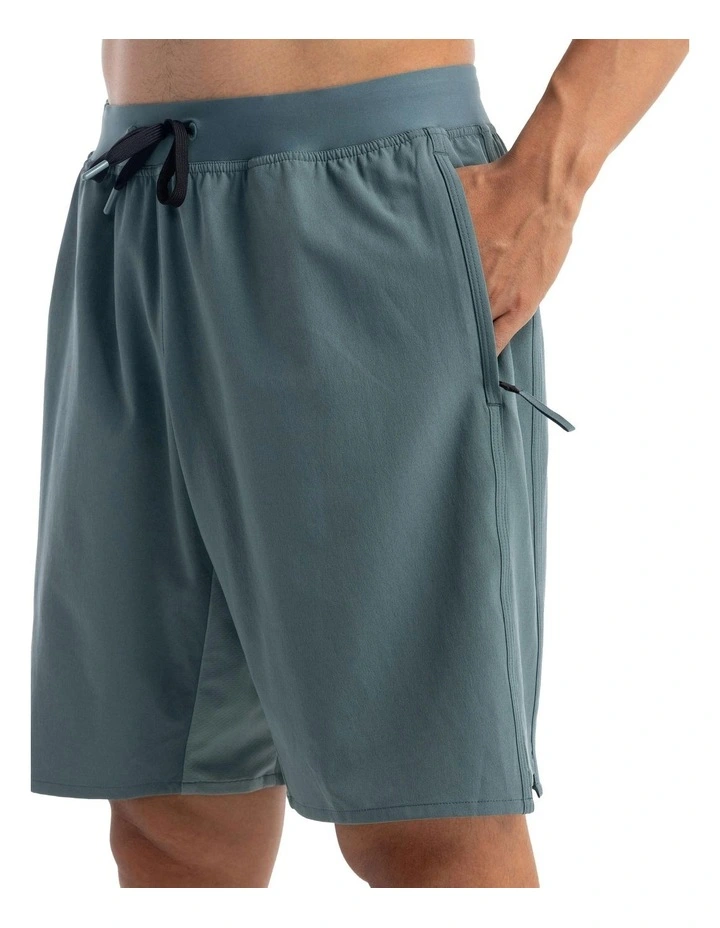 Fitness Cardio Training Shorts 500 in Frozen Cedar image 5
