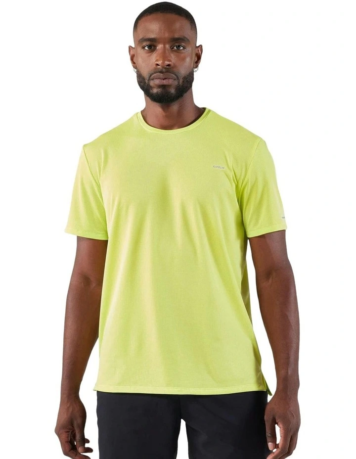 Kiprun 500 Dry Running Breathable T-shirt in Lemon Yellow image 1