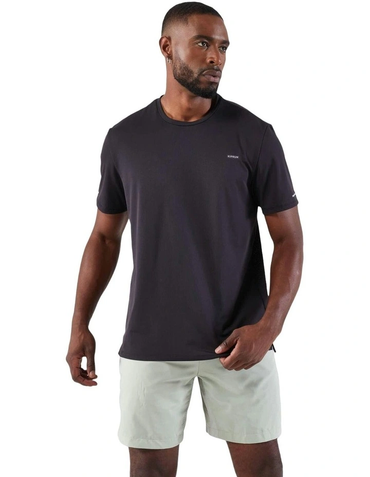 Kiprun Run 500 Dry Running Breathable T-shirt In Black image 1