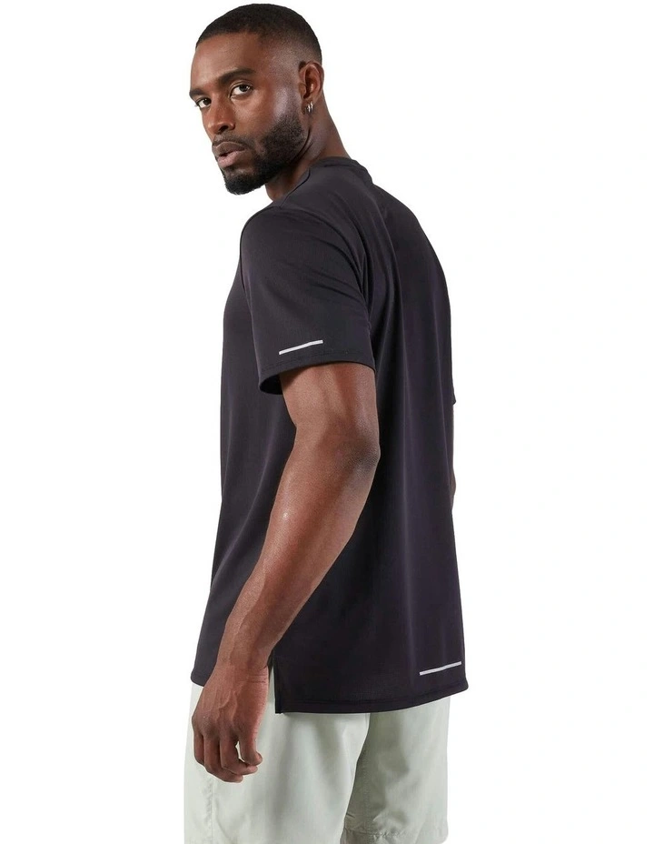 Kiprun Run 500 Dry Running Breathable T-shirt In Black image 3