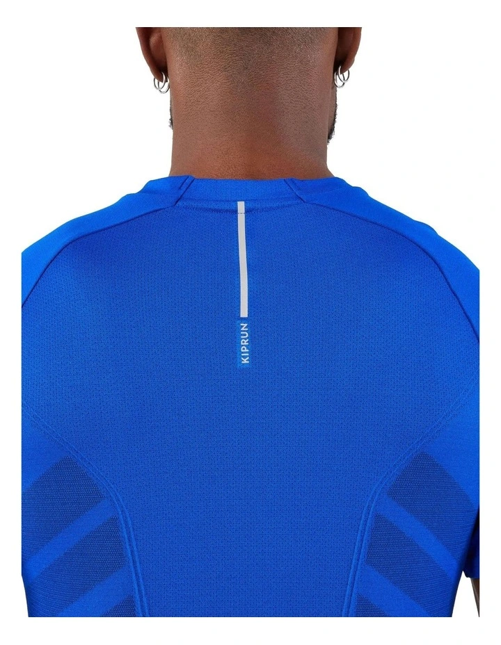 Kiprun 500 Comfort Seamless Running T-shirt in Indigo Blue image 6