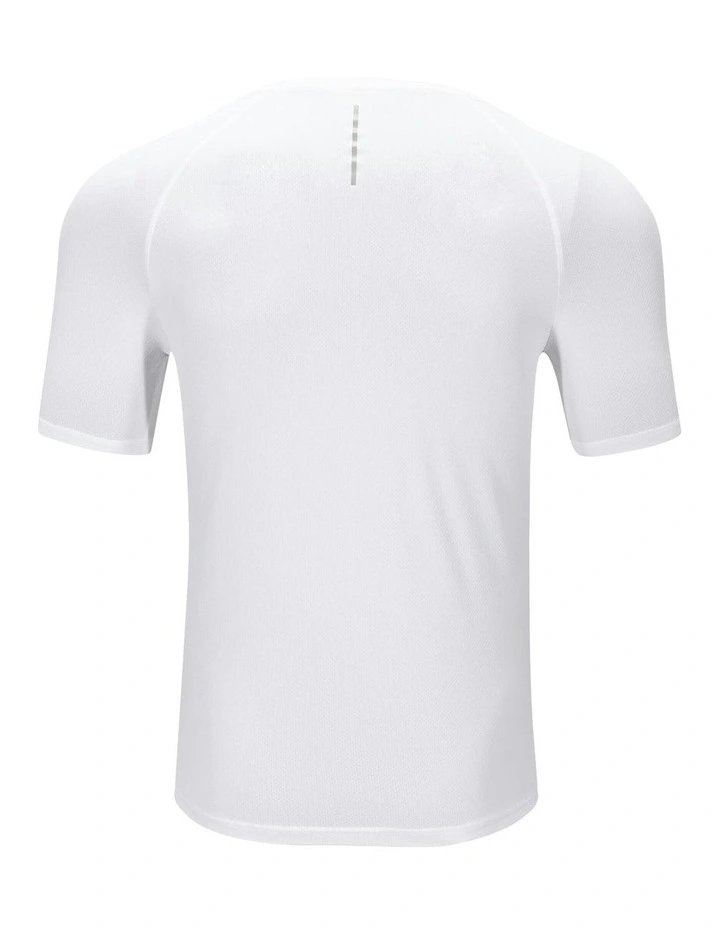 Dry Running Breathable T-shirt in White image 7