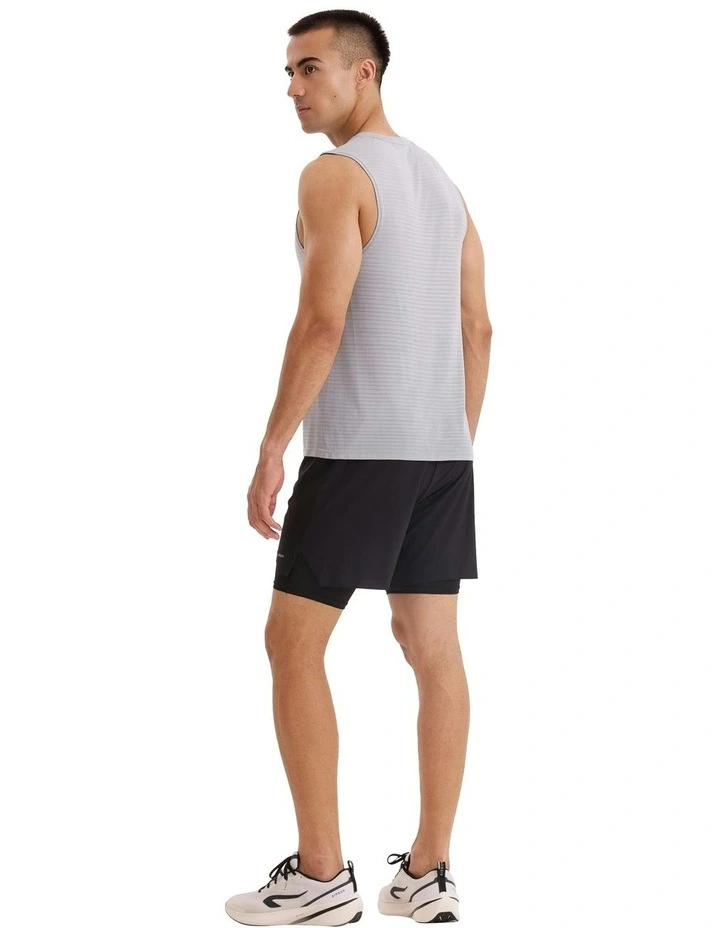 500 Comfort Seamless Running Tank Top in Grey image 5
