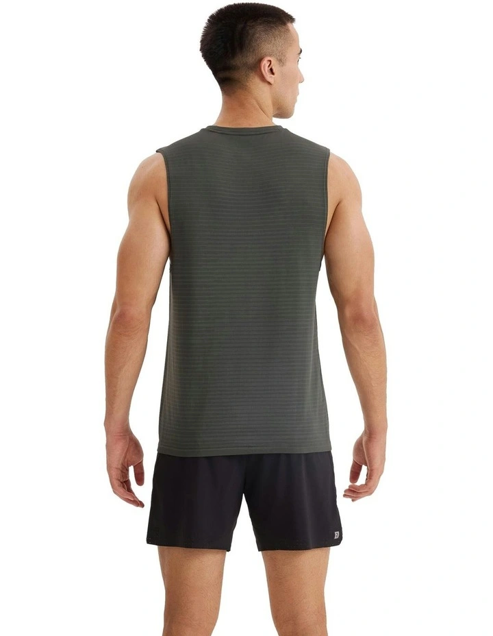500 Comfort Seamless Running Tank Top in Smoky Green image 2