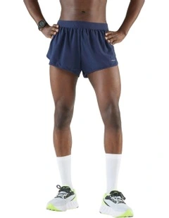 Comfort Running Shorts Kiprun Run 500 in Steel Blue