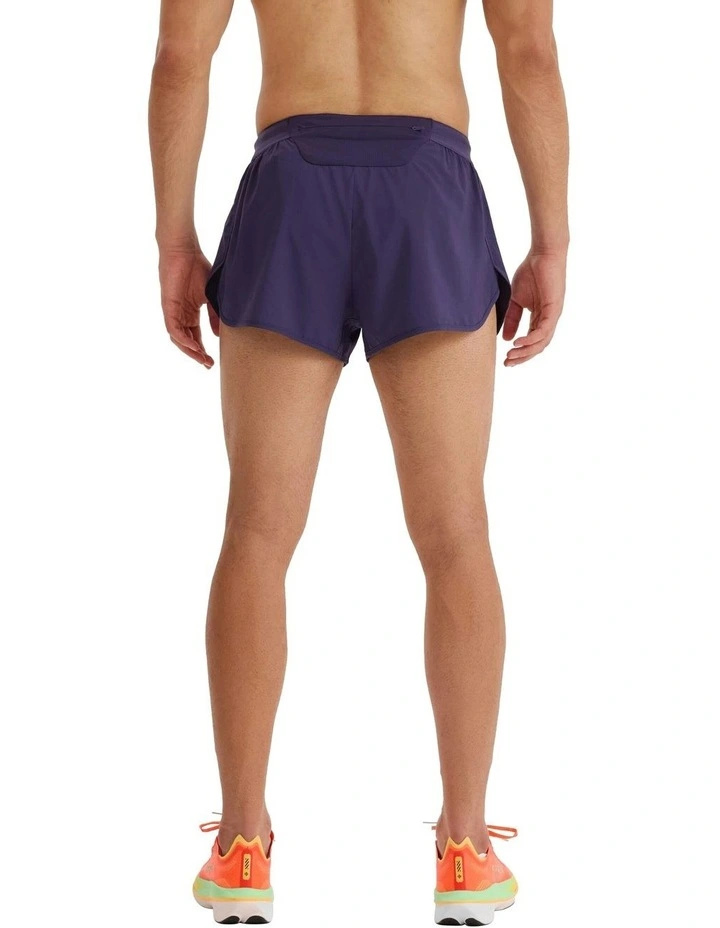 Kiprun Run 500 Comfort Split Running Shorts in Midnight purple image 2