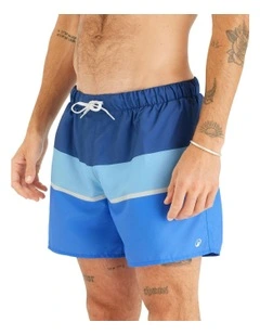 Surf 100 15 Inch Swim Short in Stripy Blue