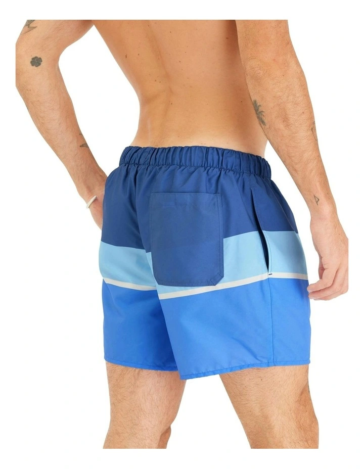 Surf 100 15 Inch Swim Short in Stripy Blue image 5