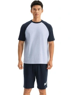 Raglan-Sleeve Training T-Shirt 520 in Pearl Grey