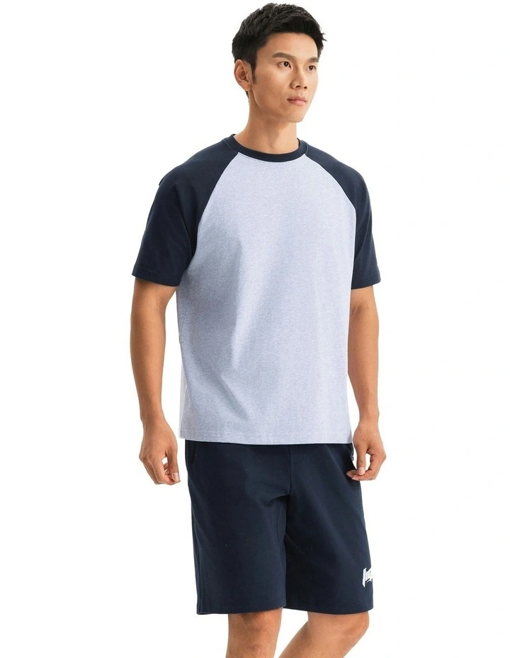 Raglan-Sleeve Training T-Shirt 520 in Pearl Grey image 5