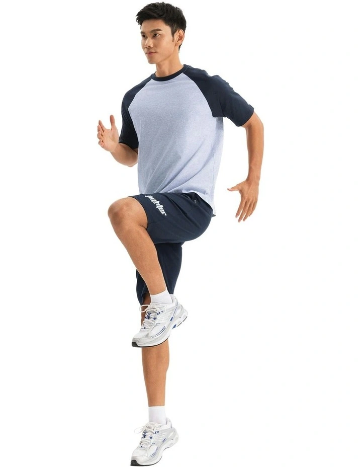 Raglan-Sleeve Training T-Shirt 520 in Pearl Grey image 7