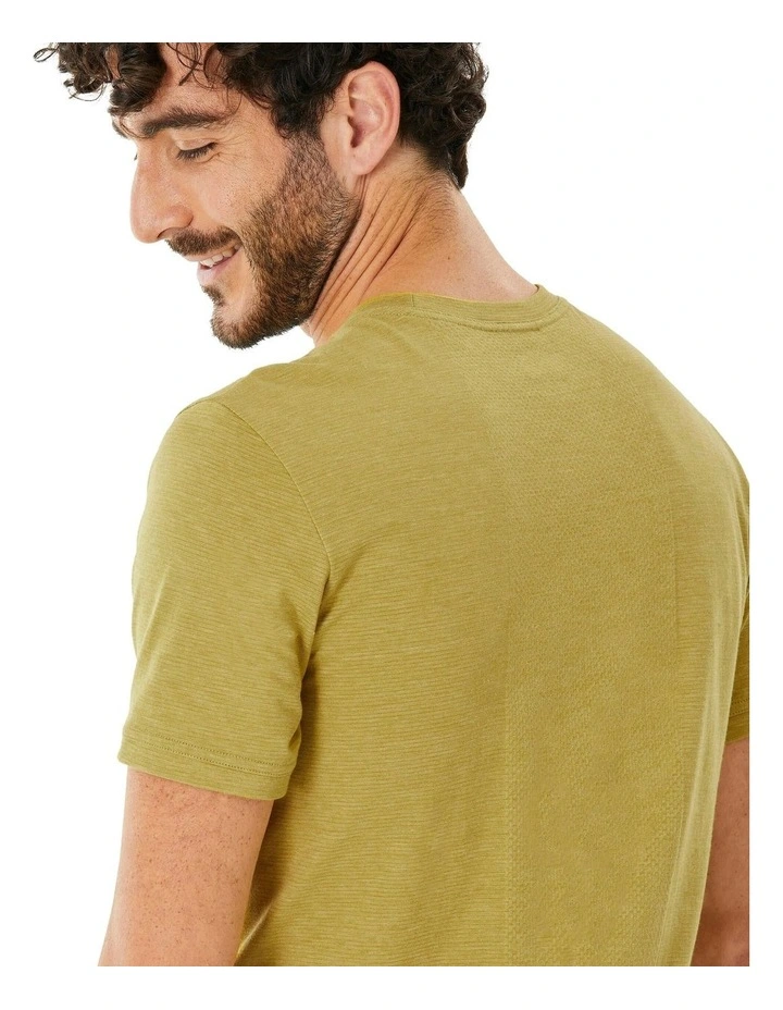 Fresh Rec T-shirt NH500 in Golden Khaki image 5