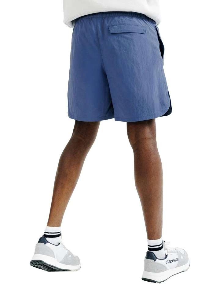 Woven Elementals Shorts in Blue image 2