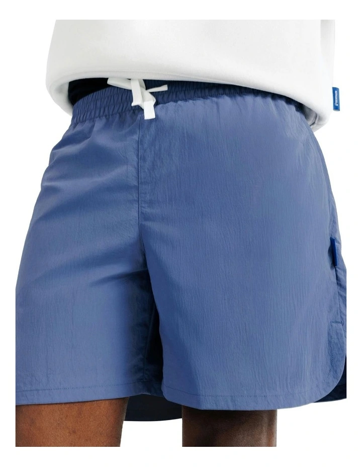 Woven Elementals Shorts in Blue image 4