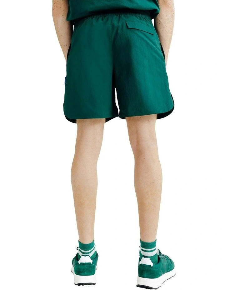 Woven Elementals Shorts in Green image 2