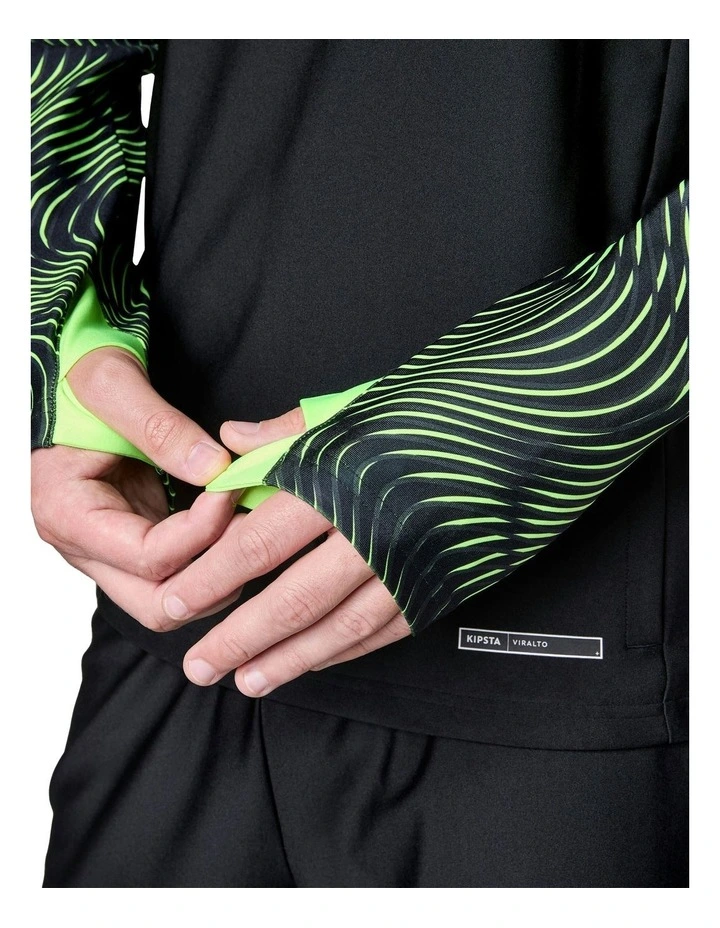 1/2 Zip Viralto Wave Football Sweatshirt in Multi image 5