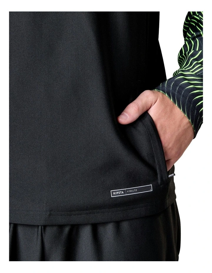 1/2 Zip Viralto Wave Football Sweatshirt in Multi image 6