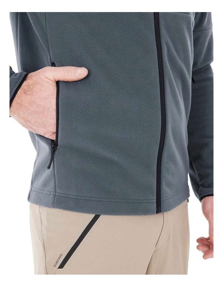 Hiking Fleece Jacket MH500 in Abyss Grey image 5