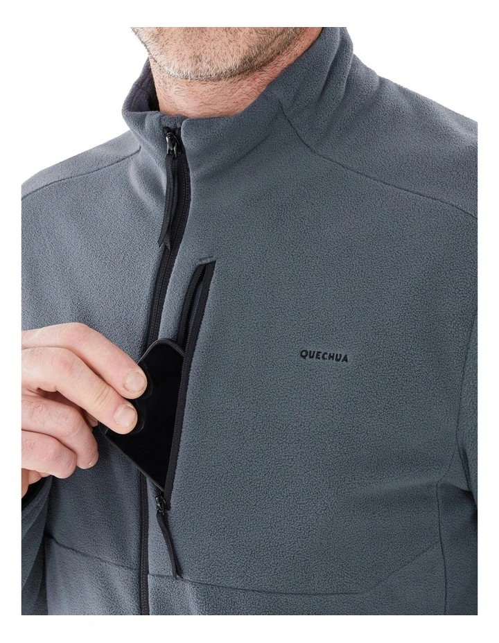 Hiking Fleece Jacket MH500 in Abyss Grey image 6