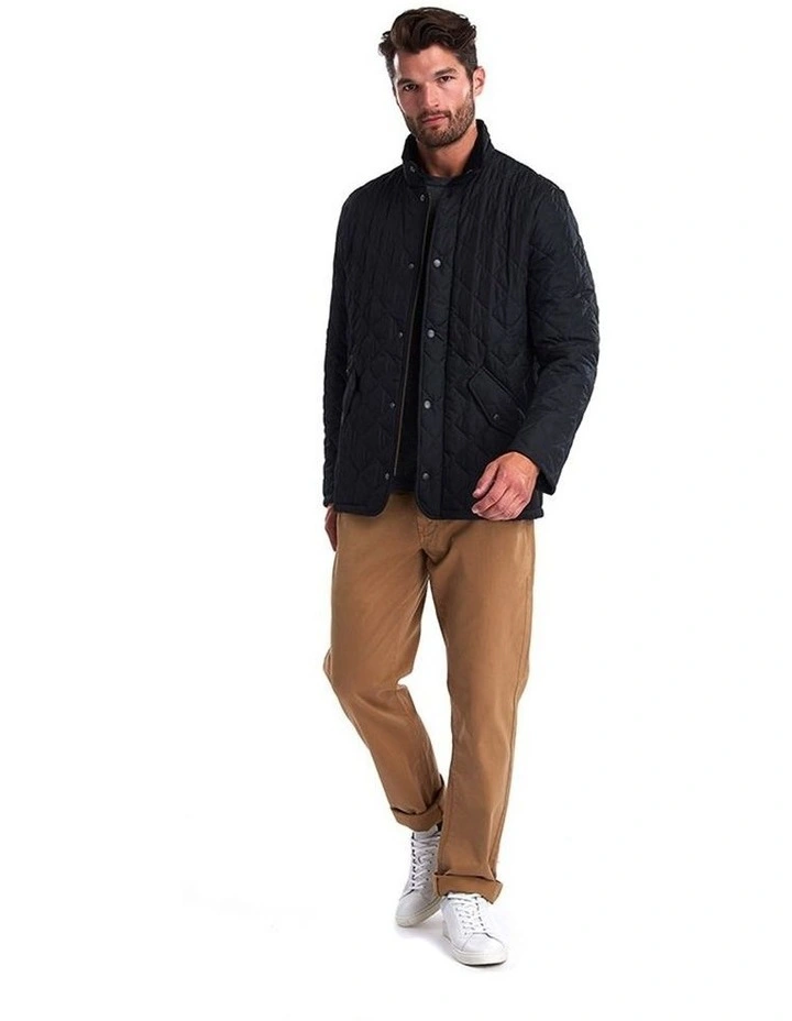 Henry Sartorial X Barbour Chelsea Sportsquilt Jacket Navy image 3