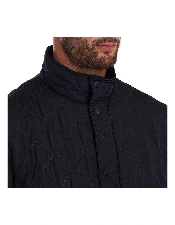Henry Sartorial X Barbour Chelsea Sportsquilt Jacket Navy image 4