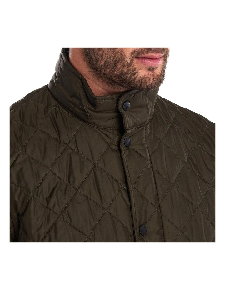 Henry Sartorial X Barbour Chelsea Sportsquilt Jacket Olive image 5