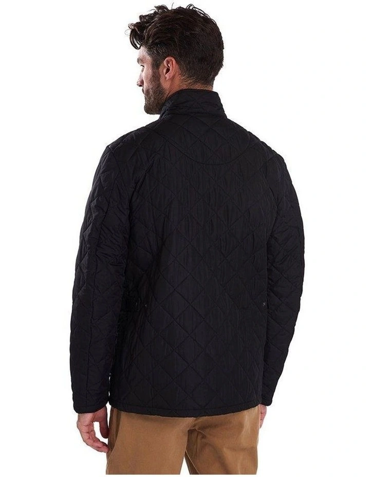Henry Sartorial X Barbour Chelsea Sportsquilt Jacket Black image 2