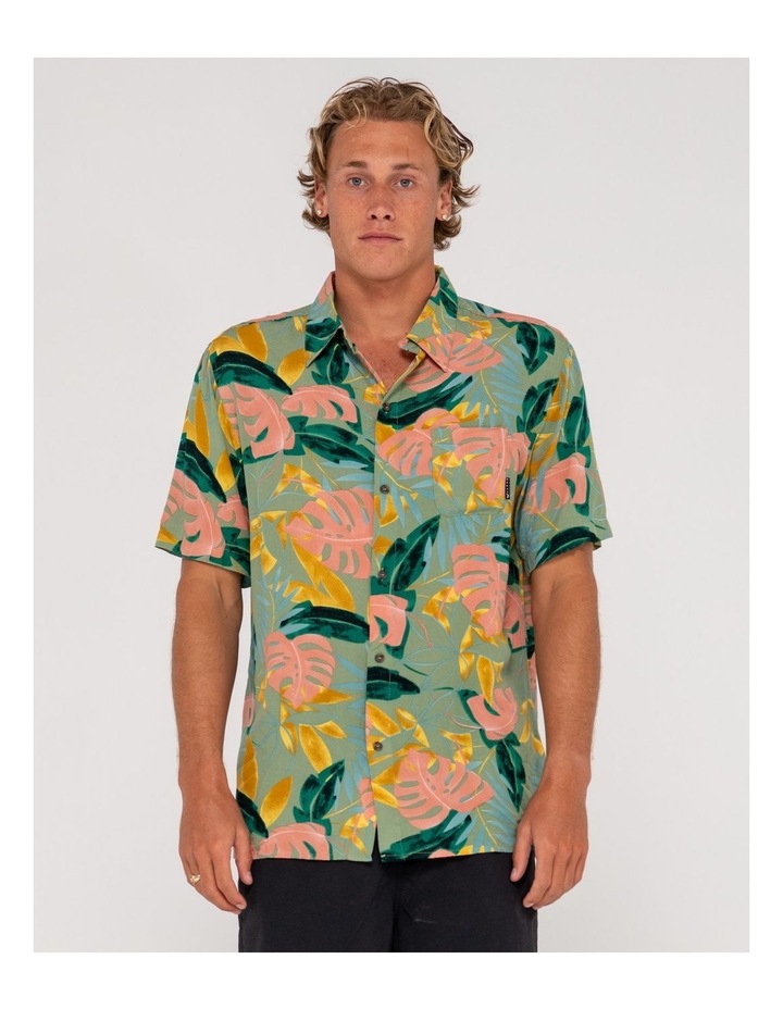 Pastel Paradise Short Sleeve Shirt in Green