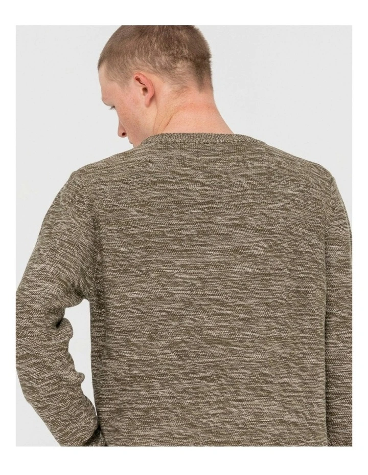 Skyliner Crew Neck Knit Sweater in Green image 5