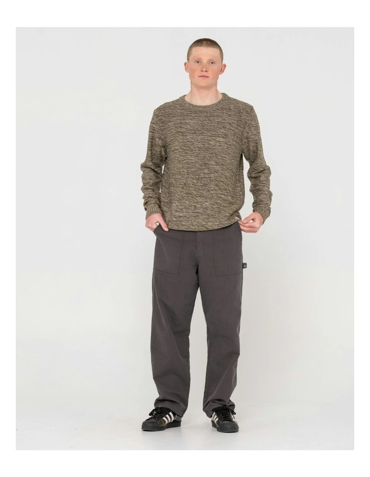 Skyliner Crew Neck Knit Sweater in Green image 6