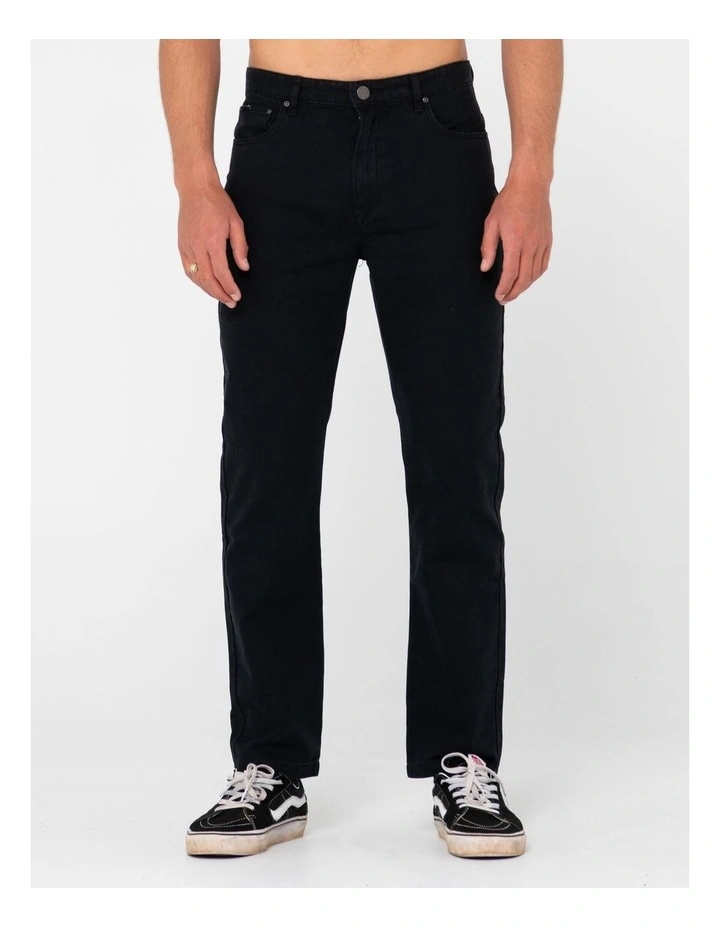 The Bruce 5 Pocket Pant in Black image 1