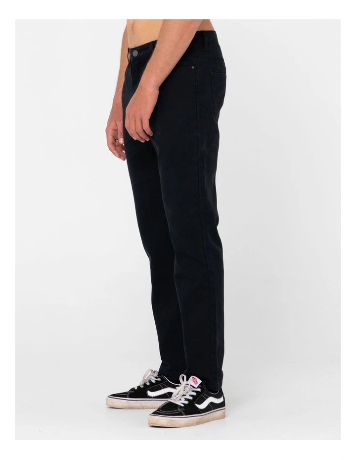 The Bruce 5 Pocket Pant in Black image 3
