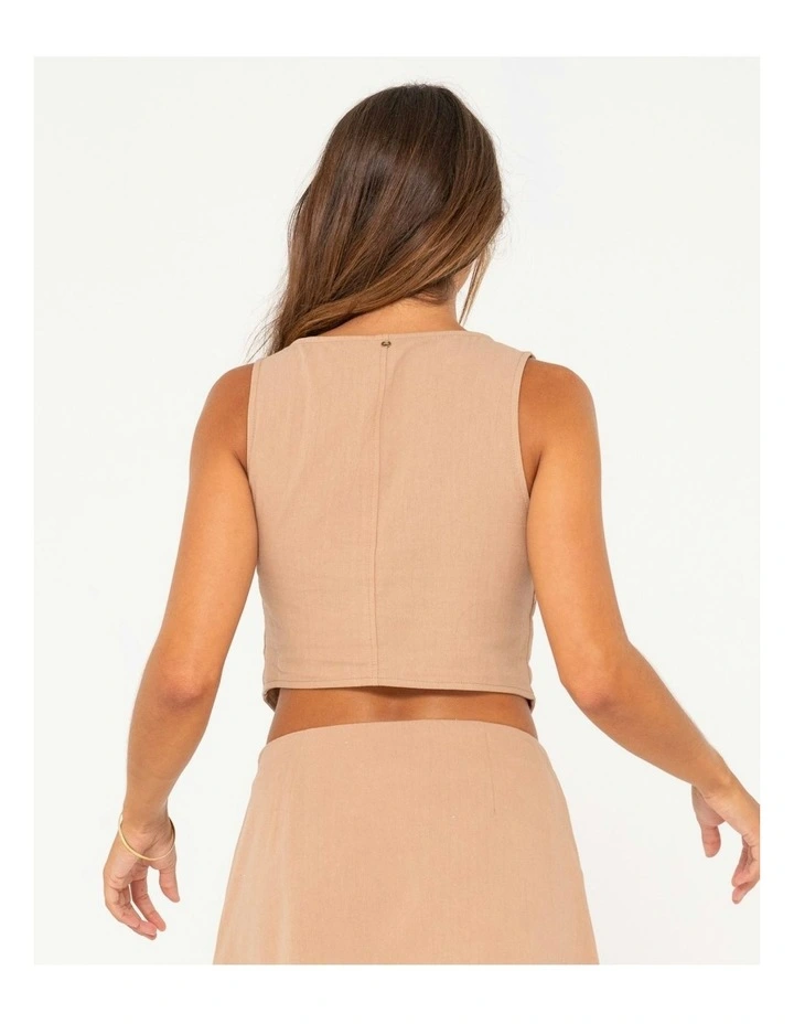 Sicily Vest in Natural image 2