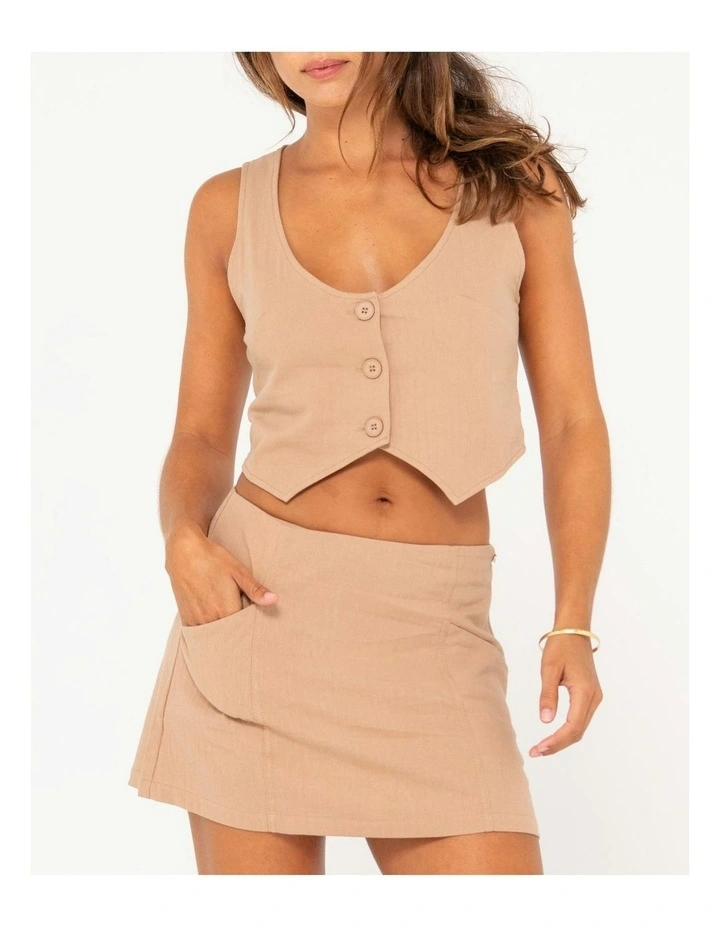 Sicily Vest in Natural image 4