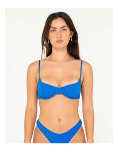Sandalwood Balconette Bikini Top in Blue
