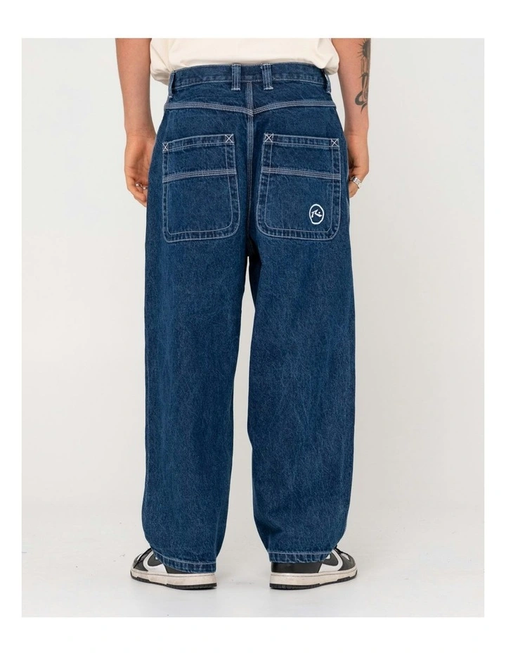 Flip Daddy Tapeless Jeans in Blue image 2