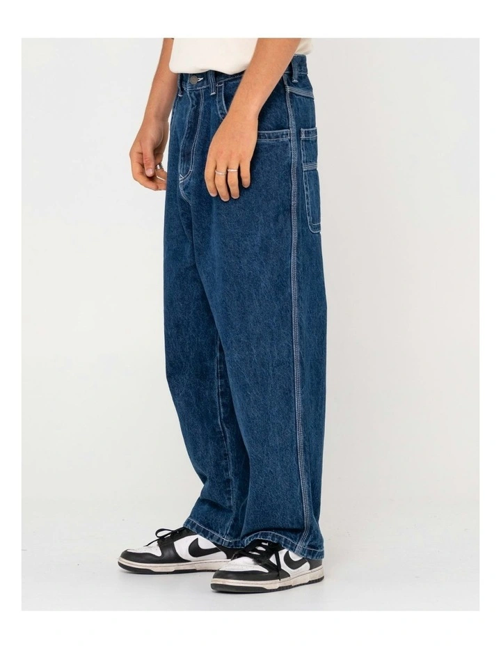 Flip Daddy Tapeless Jeans in Blue image 3