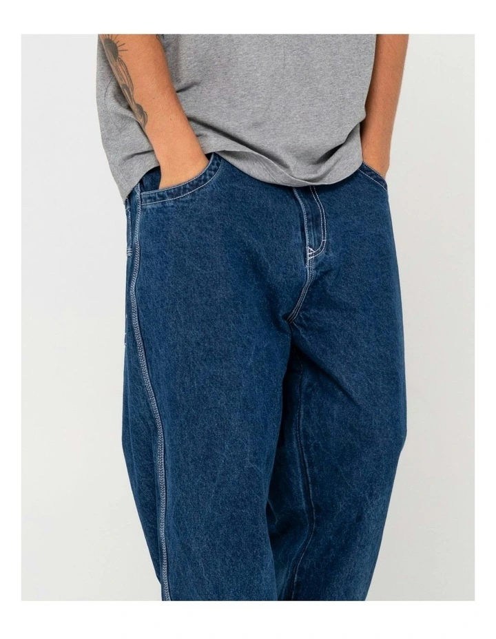 Flip Daddy Tapeless Jeans in Blue image 4