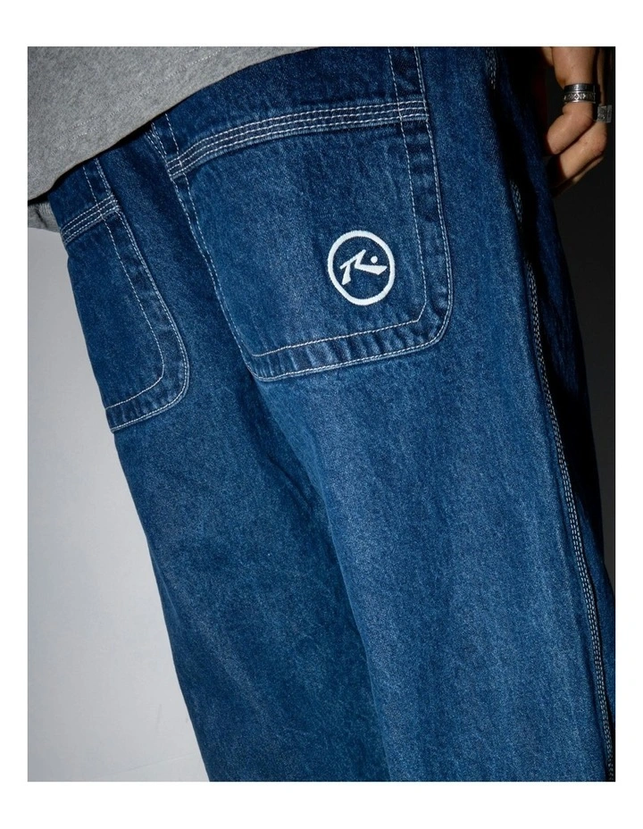 Flip Daddy Tapeless Jeans in Blue image 5