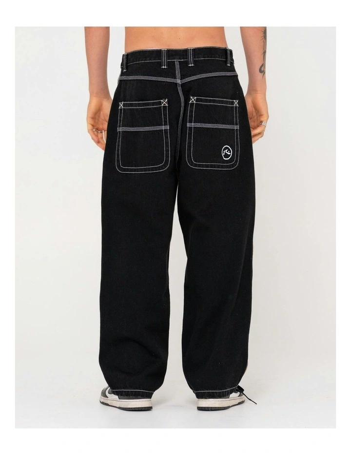 Flip Daddy Tapeless Jeans in Black image 2